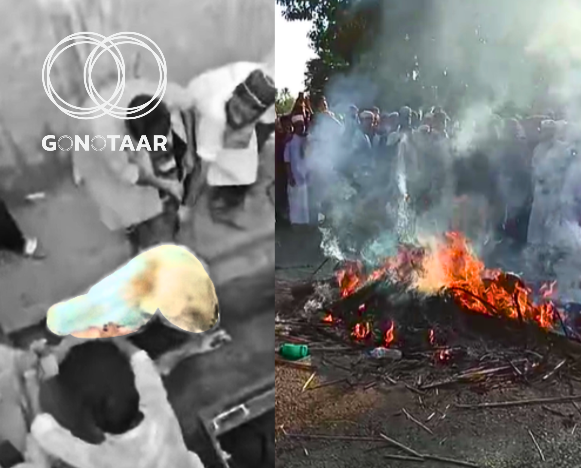 Mob Fury in Goalanda: Grave of Nural Pagol Demolished, Body Burned