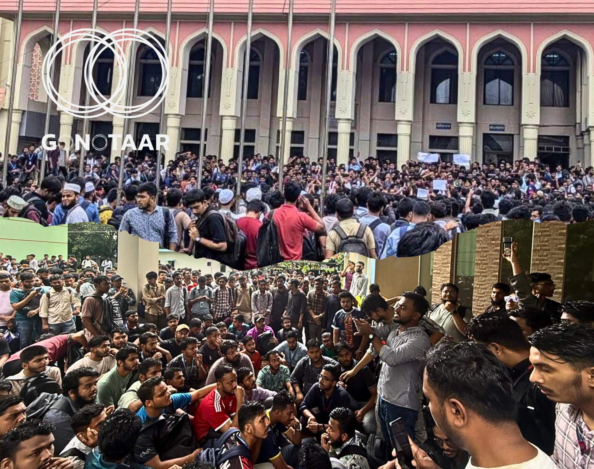 IIUC students continue their protest over a 15-point charter of demands