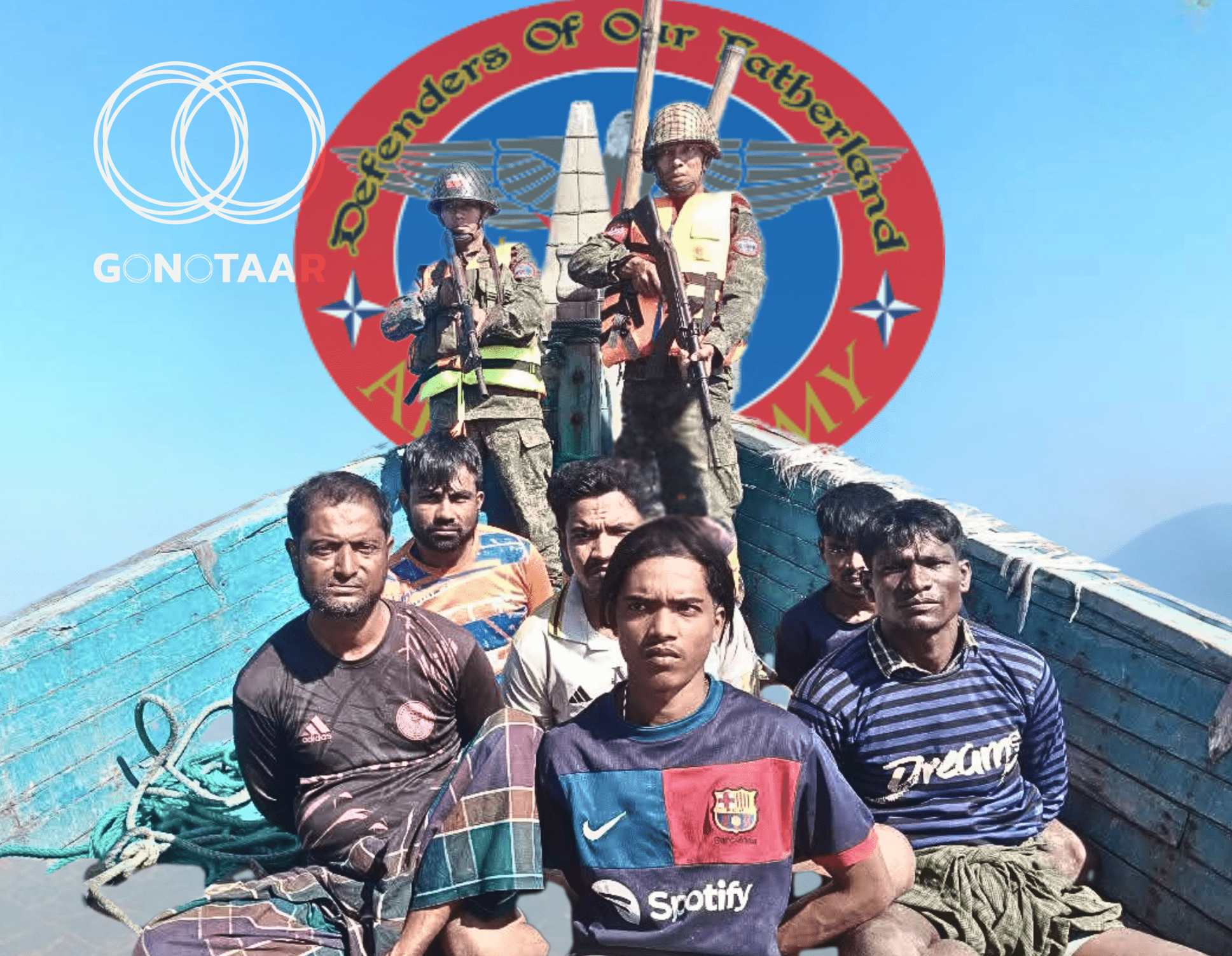 fishermen from Teknaf were abducted at gunpoint by Myanmar’s Arakan Army