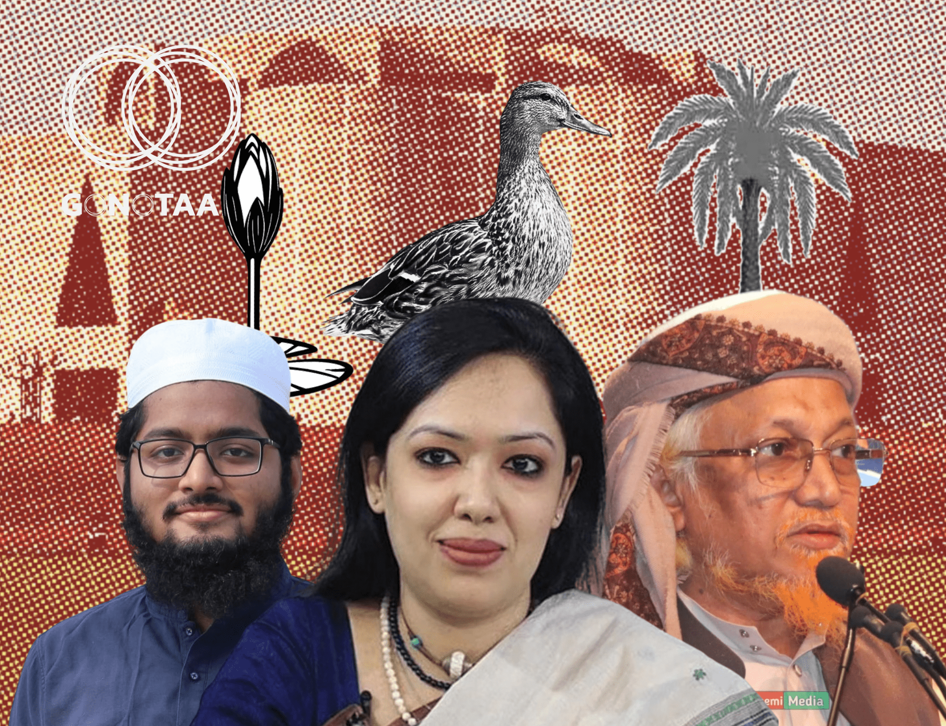 Rumin Farhana, Maulana Junaid Al Habib, Ashraf Mahdi,