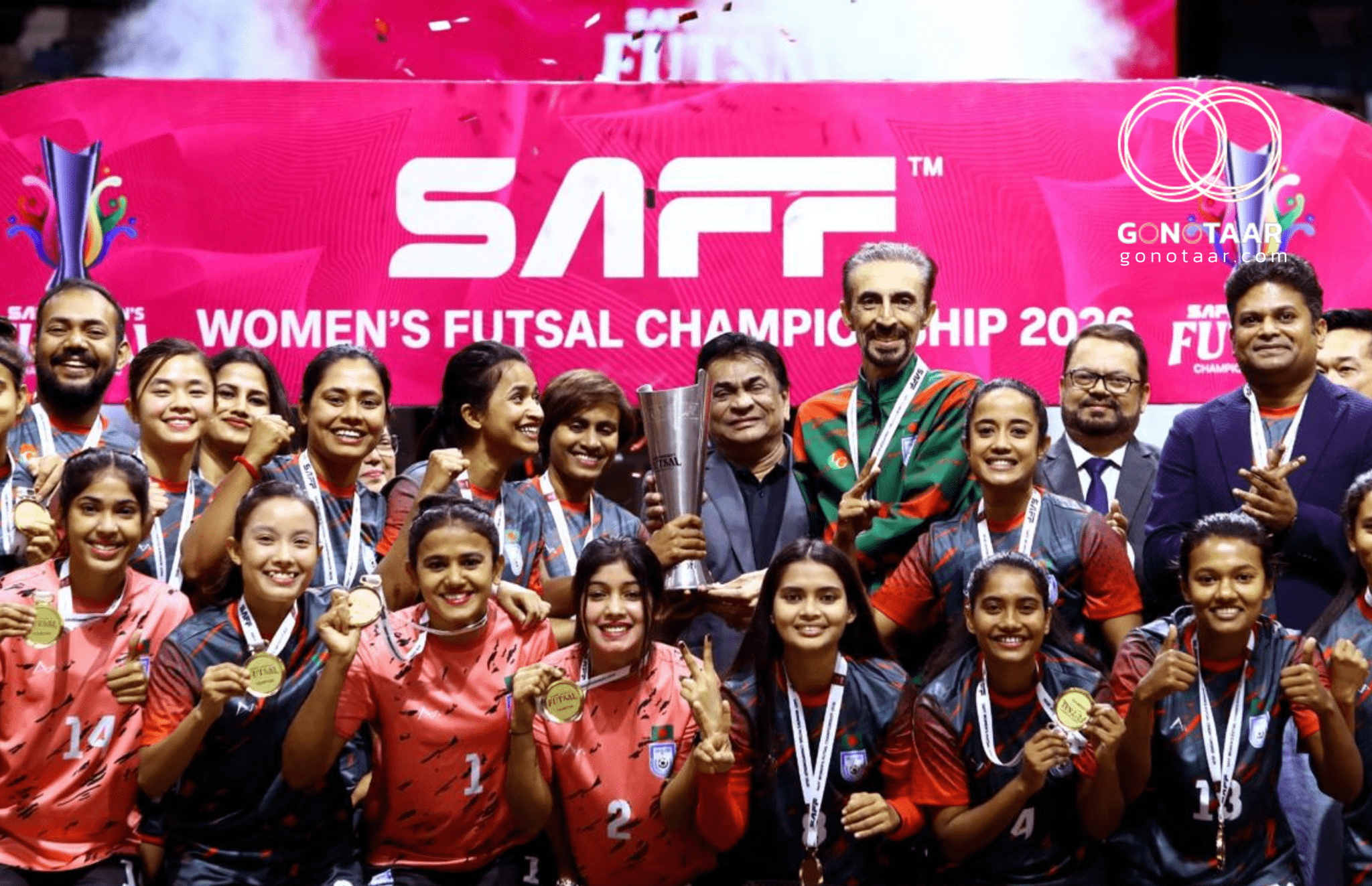Bengal Tigresses Crowned Inaugural SAFF Futsal Champions