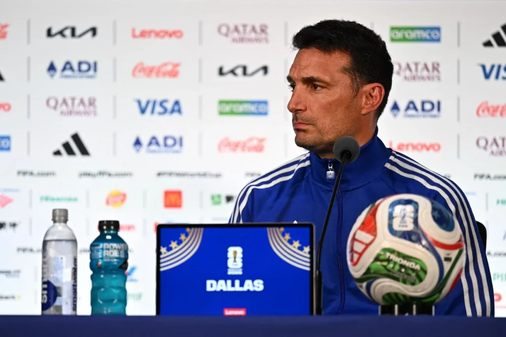 Argentine Coach Lionel Scaloni in Press Conference
